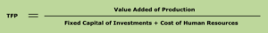global factor productivity formula