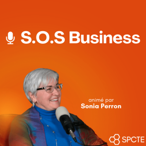 Sonia Perron anime le podcast S.O.S. Business disponible sur YouTube et Spotify